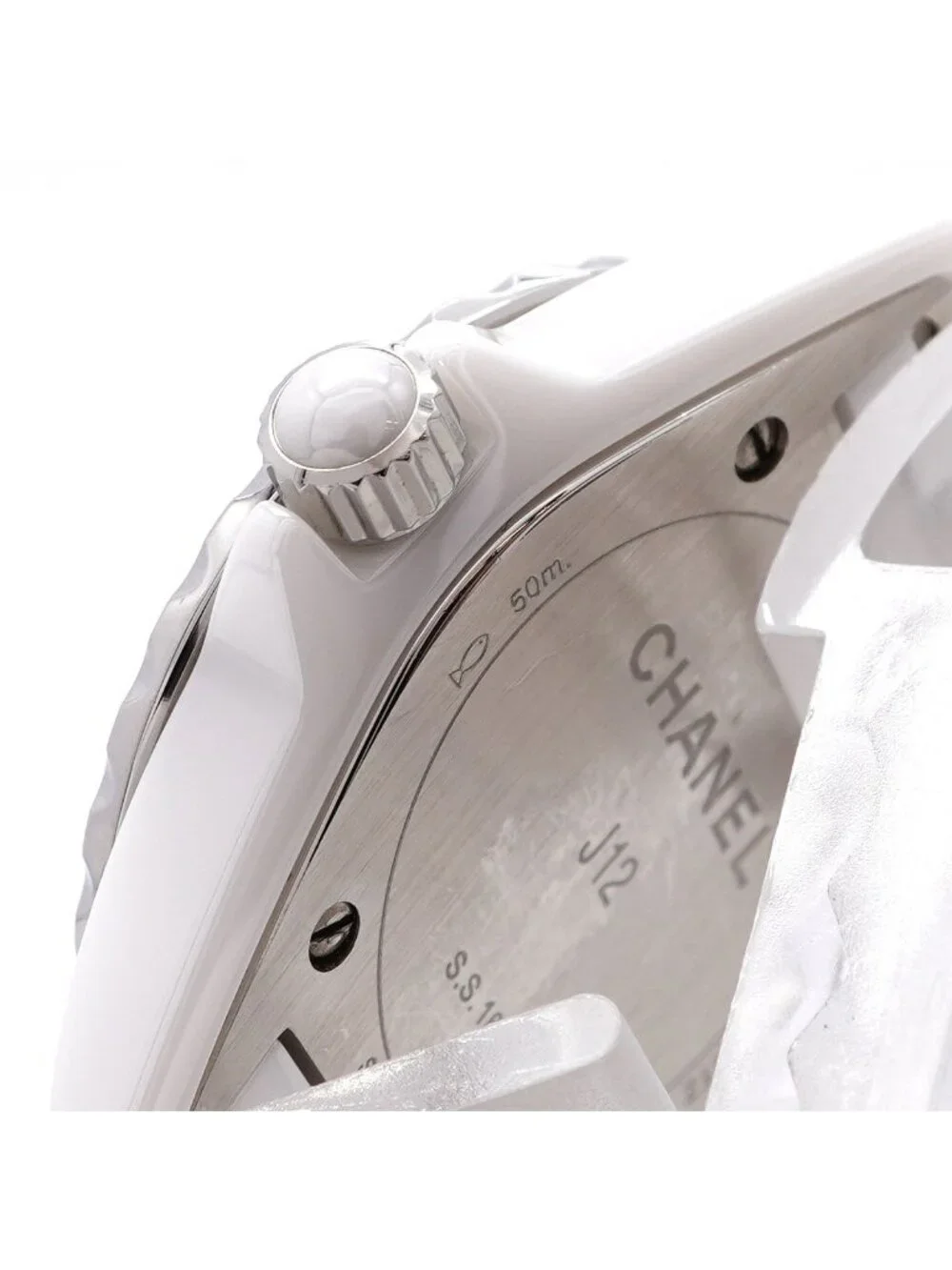 Chanel Diamond White Dial Watch